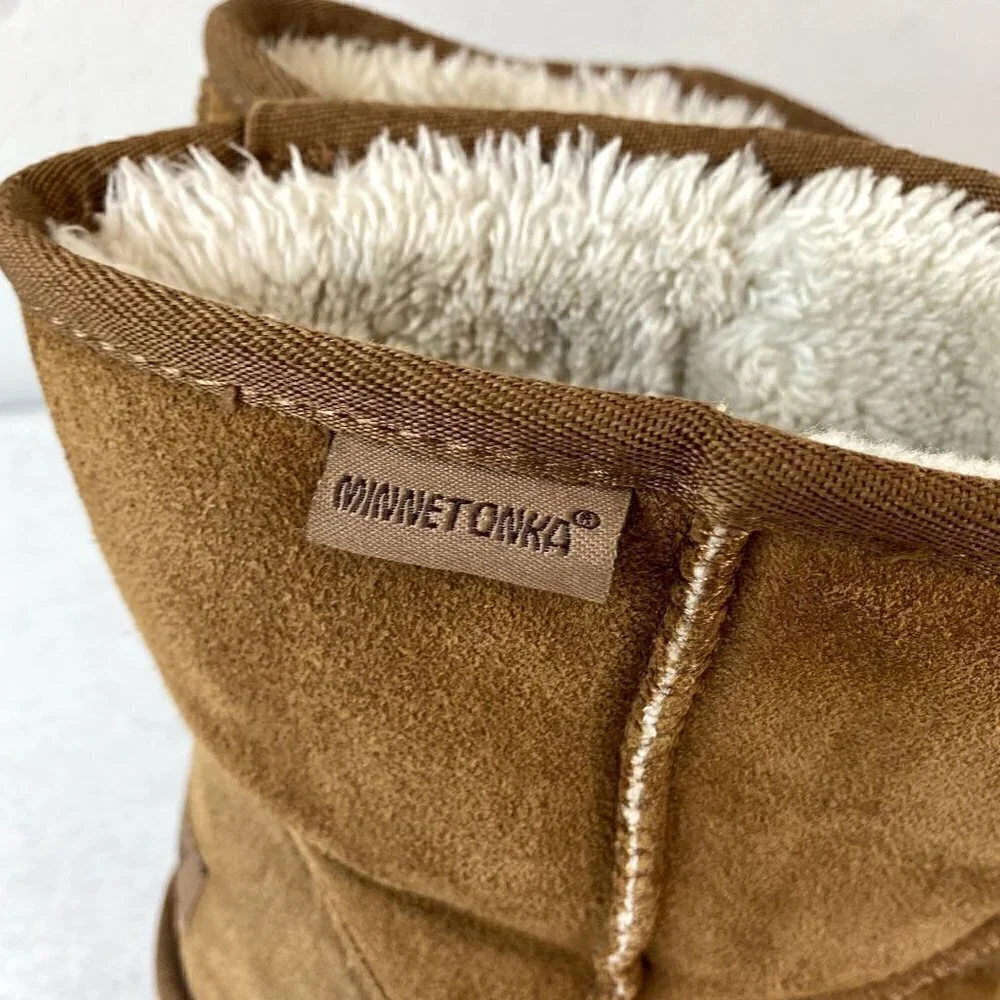 Minnetonka Backus Boots Tan 8
